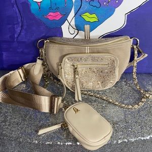 Steve Madden crossbody glitter bag